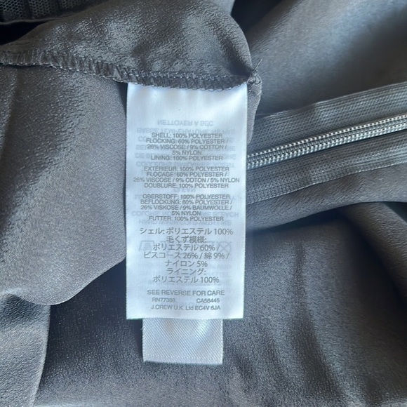 J. Crew Black Casual Floral Flutter Lace Camisole Style Top Size L - Picture 14 of 17